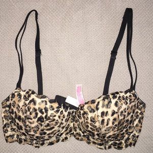 PINK leopard bra